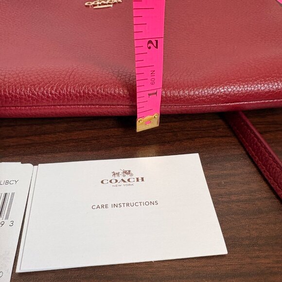 Coach Colorblock Pop Up Crossbody Cherry/Pink 36371 - Picture 11 of 16